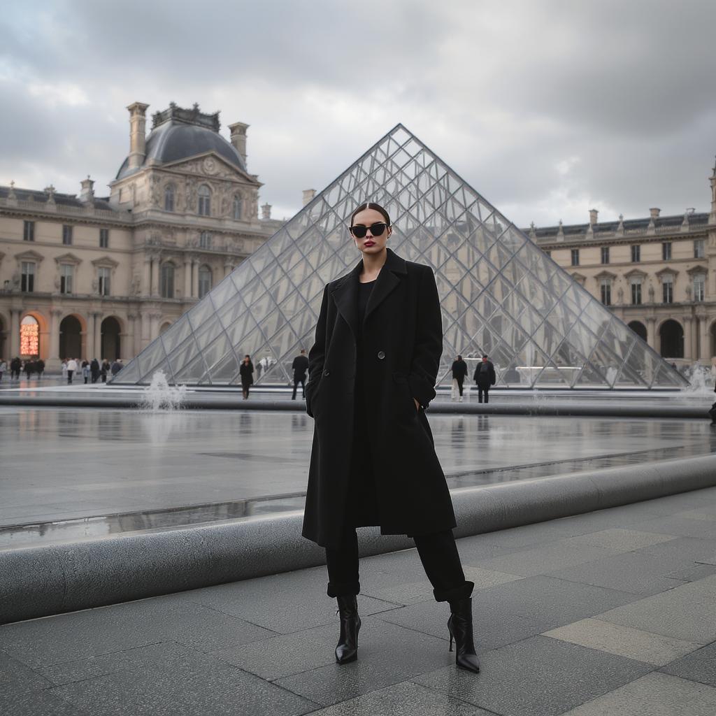 Louvre Museum Fashion Editorial