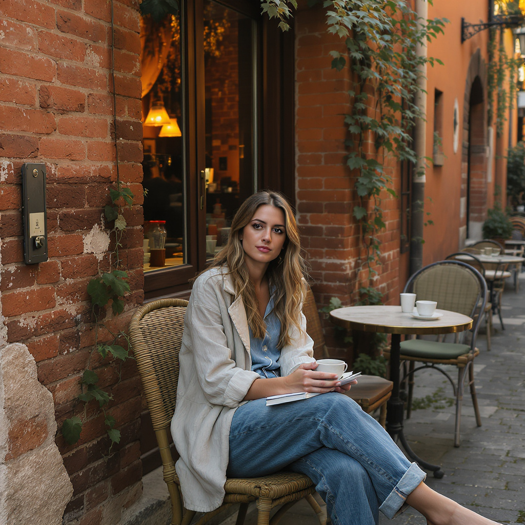 Trastevere Street Café Scene