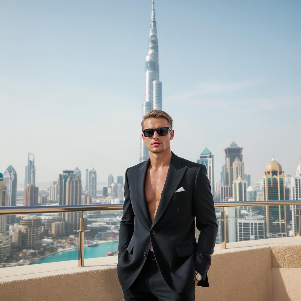Burj Khalifa City View Portrait